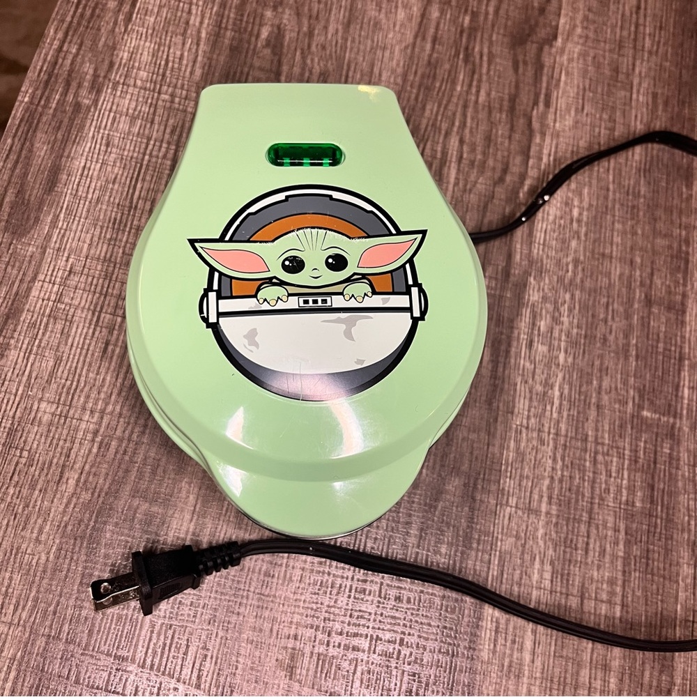 Star Wars Baby Yoda Themed Electric Waffle Maker